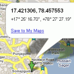 Get latitude and longitude based on location name google maps api